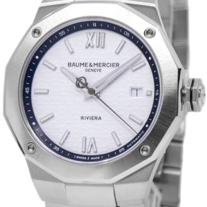 Baume & Mercier Herrklocka M0A10829 Riviera Grå/Stål Ø42 mm