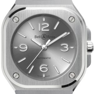 Bell & Ross BR05A-S-GR-ST/SST BR 05 Grå/Stål Ø36 mm
