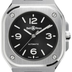 Bell & Ross Damklocka BR05A-S-BL-ST/SST BR 05 Svart/Stål Ø36 mm