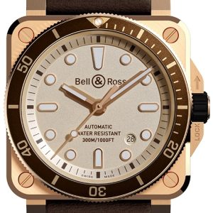 Bell & Ross Herrklocka BR0392-D-WH-BR/SCA BR 03-92 Diver
