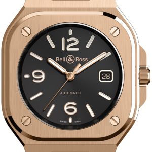 Bell & Ross Herrklocka BR05A-BL-PG/SRB Br 05 Svart/Gummi