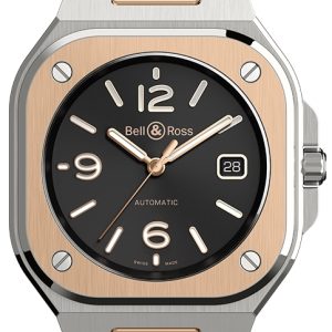 Bell & Ross Herrklocka BR05A-BL-STPG/SRB BR 05 Svart/Gummi Ø40 mm