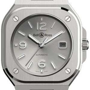 Bell & Ross Herrklocka BR05A-GR-ST/SST Br 05 Grå/Stål