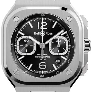 Bell & Ross Herrklocka BR05C-BLC-ST/SRB BR 05 Chrono Svart/Gummi