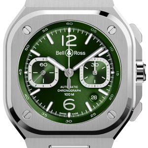 Bell & Ross Herrklocka BR05C-GN-ST/SST BR 05 Chrono Grön/Stål