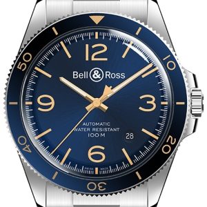 Bell & Ross Herrklocka BRV292-BU-G-ST/SST BR V2-92 Aeronavale