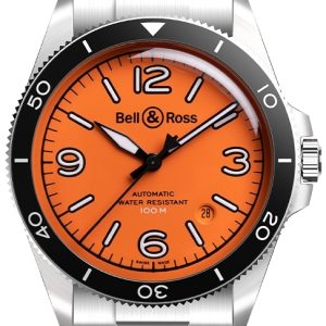 Bell & Ross Herrklocka BRV292-O-ST/SST BR V2-92 Orange/Stål Ø41