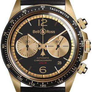 Bell & Ross Herrklocka BRV294-BC-BR/SCA Vintage Svart/Läder Ø41
