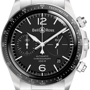Bell & Ross Herrklocka BRV294-BL-ST/SST Vintage Svart/Stål Ø41