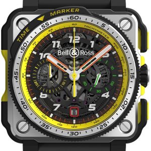 Bell & Ross Herrklocka BRX1-RS19/SRB Experimental Svart/Gummi