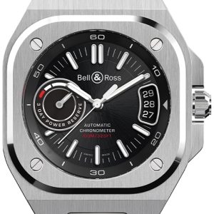 Bell & Ross Herrklocka BRX5R-BL-ST/SRB BR-X5 Svart/Gummi Ø41 mm