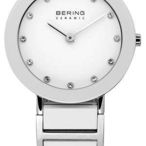 Bering Damklocka 11429-754 Ceramic Vit/Stål Ø29 mm