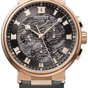 Breguet Herrklocka 5527BR-G3-5WV Marine Grå/Gummi Ø42.3 mm
