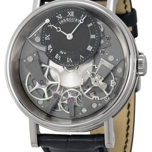 Breguet Herrklocka 7057BB-G9-9W6 Tradition Grå/Läder Ø40 mm