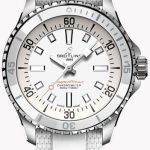 breitling damklocka a17377211a1s1 superocean automatic 36 vit/gummi