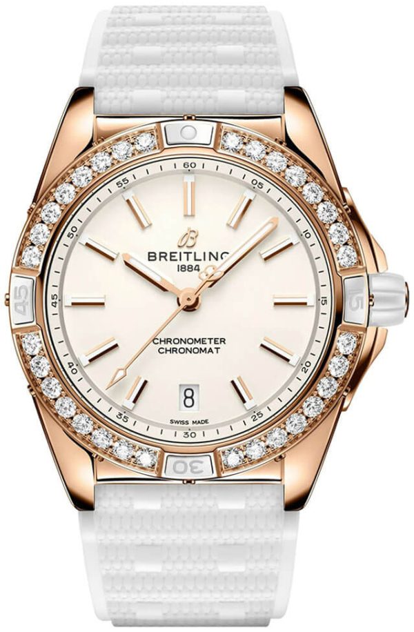breitling damklocka r17356531g1s1 super chronomat automatic 38
