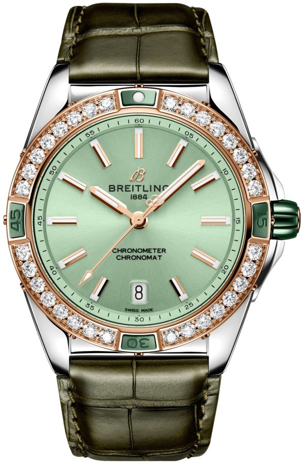 breitling damklocka u17356531l1p1 super chronomat automatic 38
