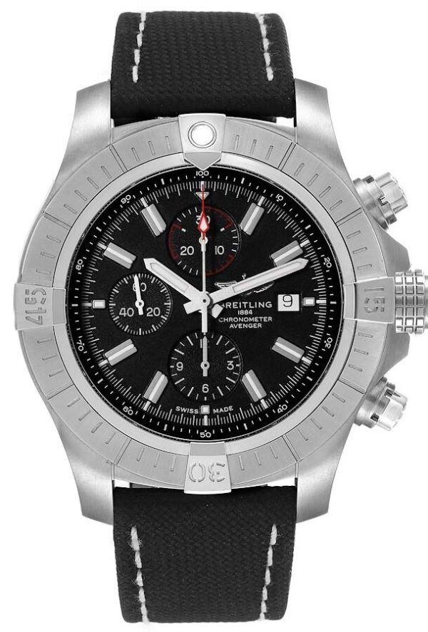 breitling herrklocka a13375101b1x1 super avenger chronograph 48