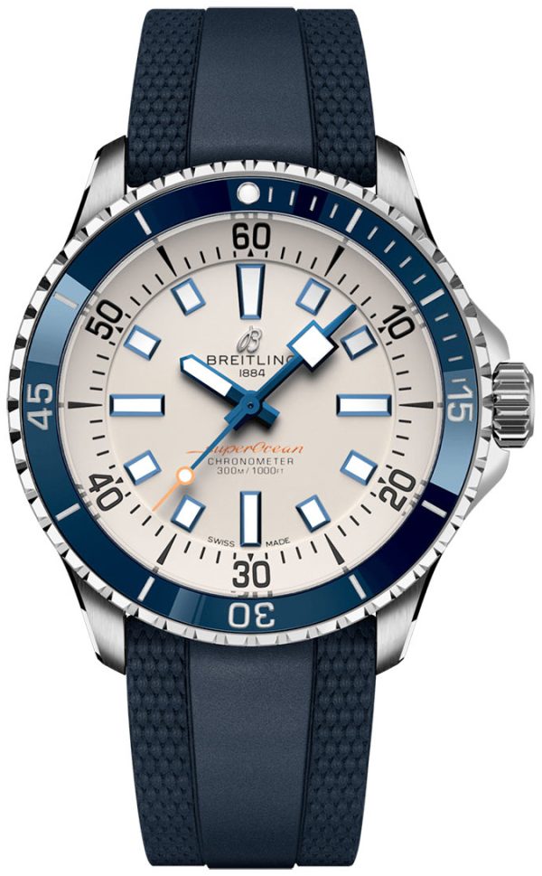 breitling herrklocka a17375e71g1s1 superocean automatic 42