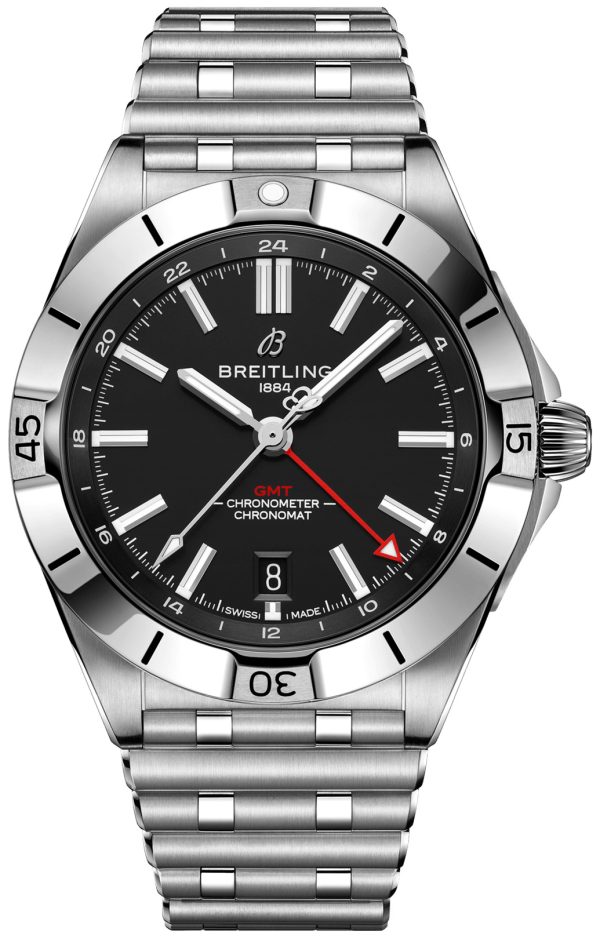 breitling herrklocka a32398101b1a1 chronomat automatic gmt 40