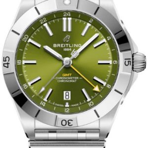 Breitling Herrklocka A32398A11L1A1 Chronomat Grön/Stål Ø40 mm