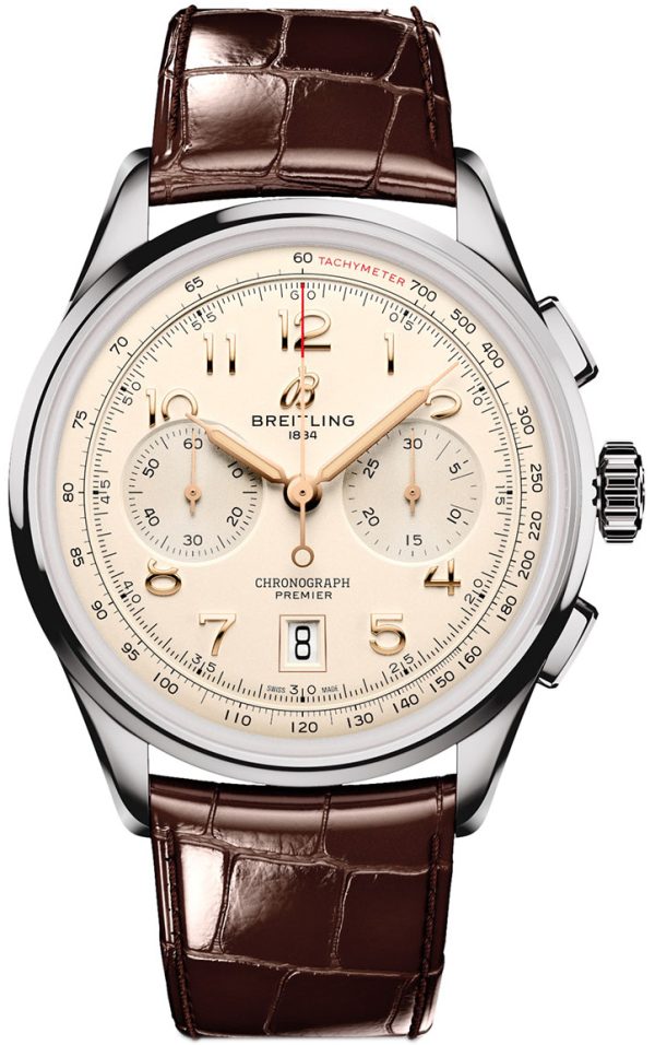 breitling herrklocka ab0145211g1p1 premier b01 chronograph 42