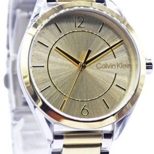 Calvin Klein Damklocka 25200192 Entice Guldtonad/Guldtonat stål Ø36