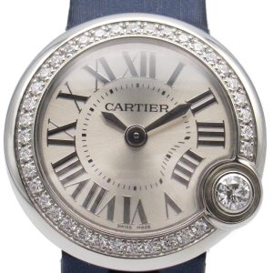 Cartier Damklocka W4BL0002 Ballon Blanc De Silverfärgad/Satin Ø26 mm