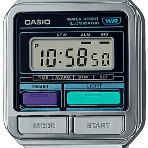 Casio A120WE-1AEF Vintage Stål Ø33.5 mm