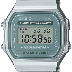 Casio A168WA-3AYES Vintage Stål Ø36.3 mm