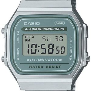 Casio A168WA-3AYES Vintage Stål Ø36.3 mm