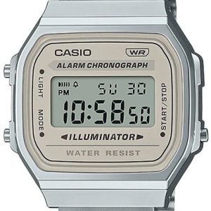 Casio A168WA-8AYES Vintage Stål Ø36.3 mm