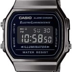 casio a168wegg-1bef lcd/stål