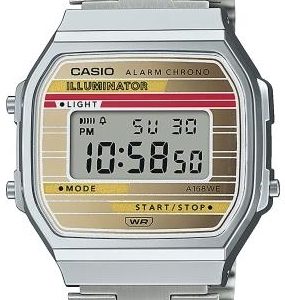 Casio A168WEHA-9AEF Vintage Stål Ø36.3 mm
