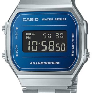 Casio A168WEM-2BEF Vintage Stål Ø36.3 mm