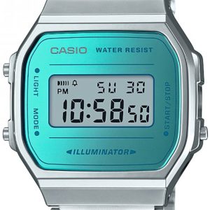 Casio A168WEM-2EF Retro LCD/Stål
