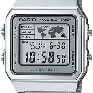 Casio A500WA-7DF Classic LCD/Stål 34x31 mm