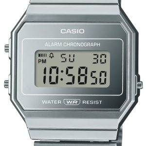 Casio A700WEV-7AEF Iconic Silverfärgad/Stål Ø35.5 mm