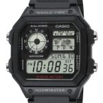 casio ae-1200wh-1avef collection lcd/resinplast