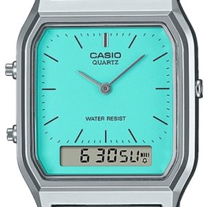 Casio AQ-230A-2A2MQYES Vintage Turkos/Stål Ø29.8 mm