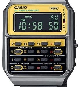 Casio CA-500WEGG-9BEF Vintage Stål Ø34.4 mm