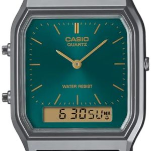 Casio Damklocka AQ-230EGG-3AEF Vintage Grön/Stål