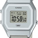 casio damklocka la680wel-8ef vintage lcd/läder