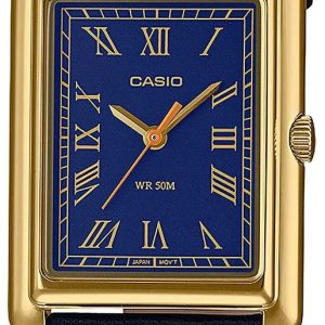 Casio Damklocka LTP-B165GL-2BVEF Timeless Collection Blå/Läder