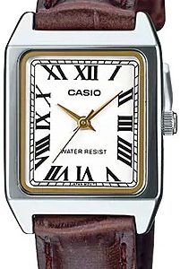 Casio Damklocka LTP-V007L-7B2UDF Classic Vit/Läder 20x30 mm
