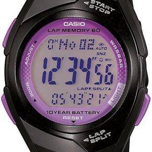 Casio Damklocka STR-300-1CEG Collection LCD/Gummi Ø35.2 mm