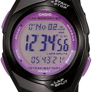 Casio Damklocka STR-300-1CEG Collection LCD/Gummi Ø35.2 mm