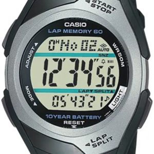Casio Damklocka STR-300C-1VEF Collection LCD/Gummi Ø35.2 mm