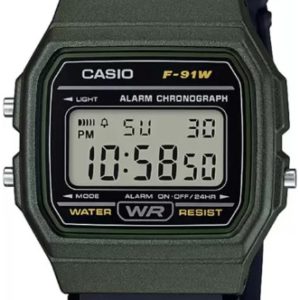 Casio F-91WM-3ADF Classic LCD/Resinplast Ø35 mm