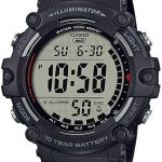 casio herrklocka ae-1500wh-1avef collection lcd/resinplast ø54.4 mm